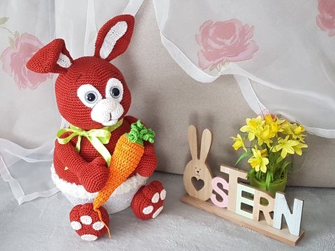 Häschen-Highlight: Häkelanleitung für eine bezaubernde Osterlampe