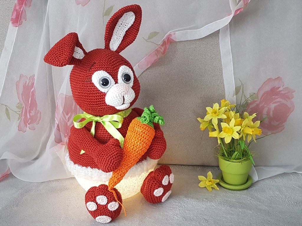 Häschen-Highlight: Häkelanleitung für eine bezaubernde Osterlampe - Bild 5