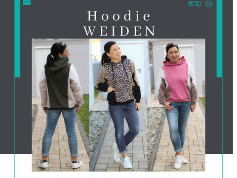 Ebook Hoodie WEIDEN Gr. 34-54