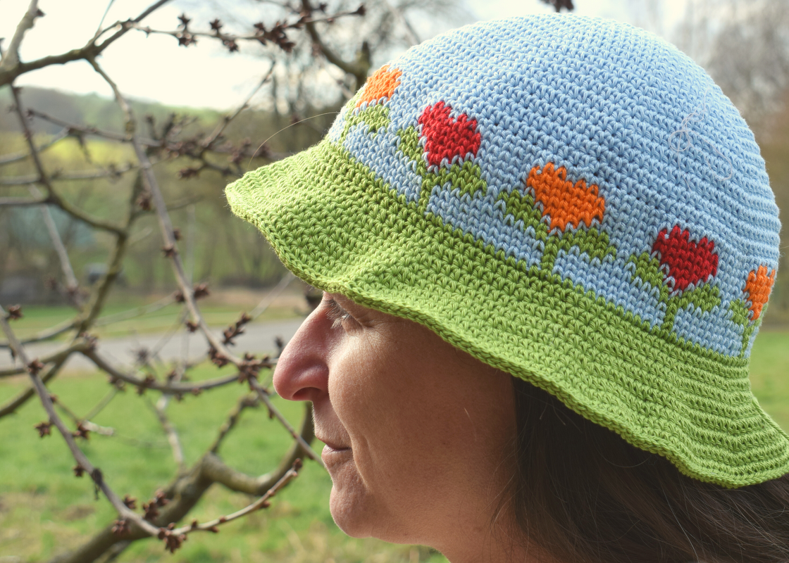 Flower Meadow Hat Pattern - Image 8