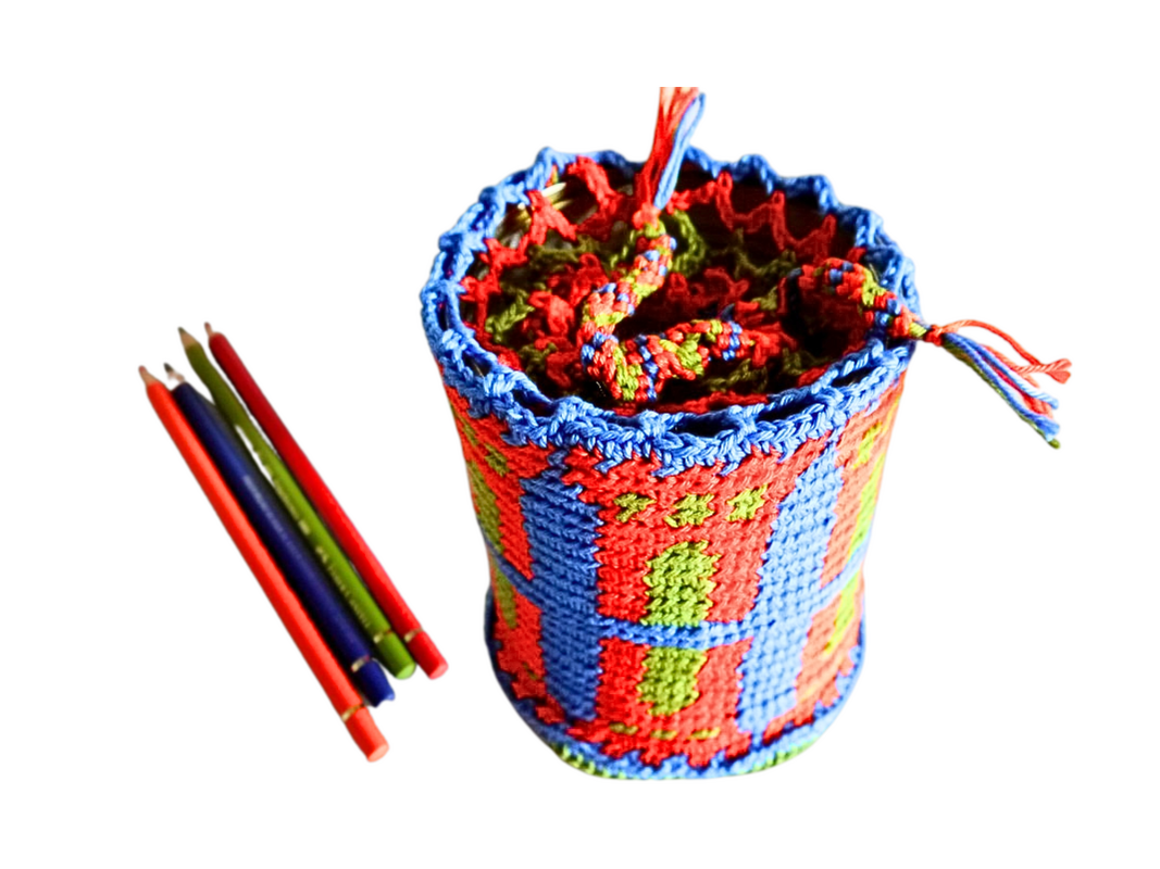 Häkelanleitung Beutel / Utensilo Entou