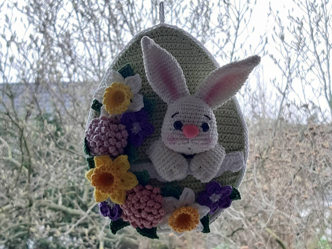 Easter-Egg with a bunny - Crochet pattern - Image 3