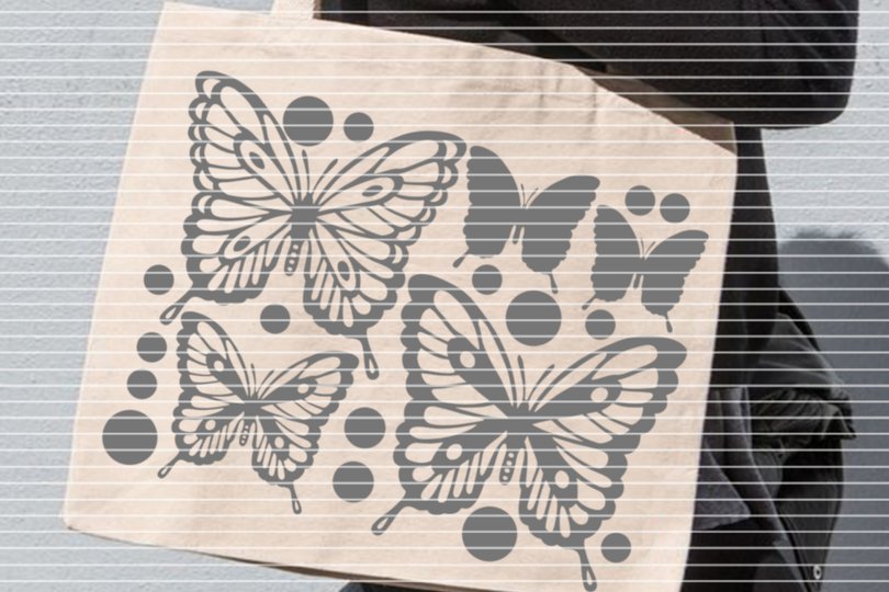 Schmetterlinge Plotterdatei SVG DXF
