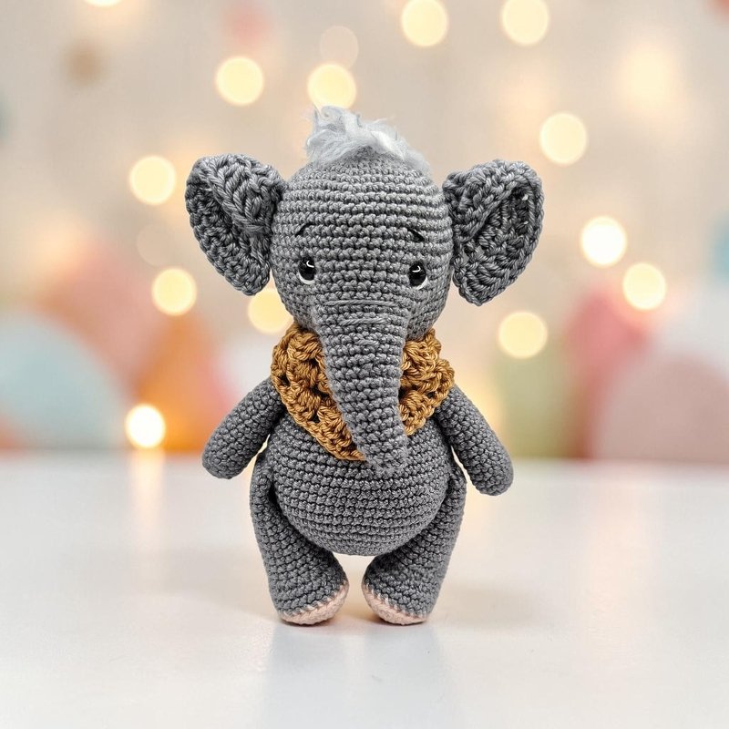 PDF Häkelanleitung Elefant Emil