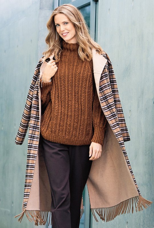 Voluminöser Raglanpullover - Bild 4