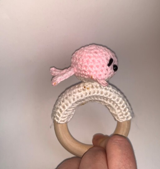 Häkelanleitung Greifring Wal Amigurumi