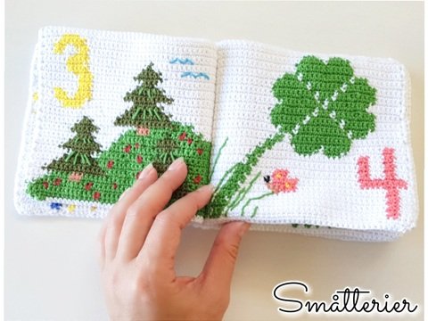 PATTERN: I Can Count Quiet Book ~ crochet hekle virka tejer haken häkeln