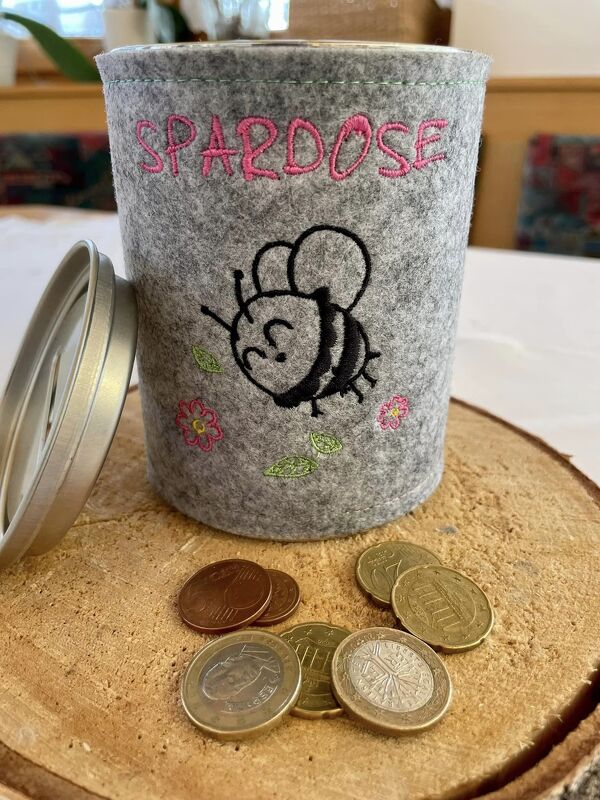 Stickdatei - Glückliche Hummel - 3 Größen - Frühling Sommer Kinder