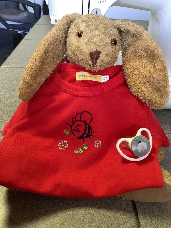 Stickdatei - Glückliche Hummel - 3 Größen - Frühling Sommer Kinder - Bild 2