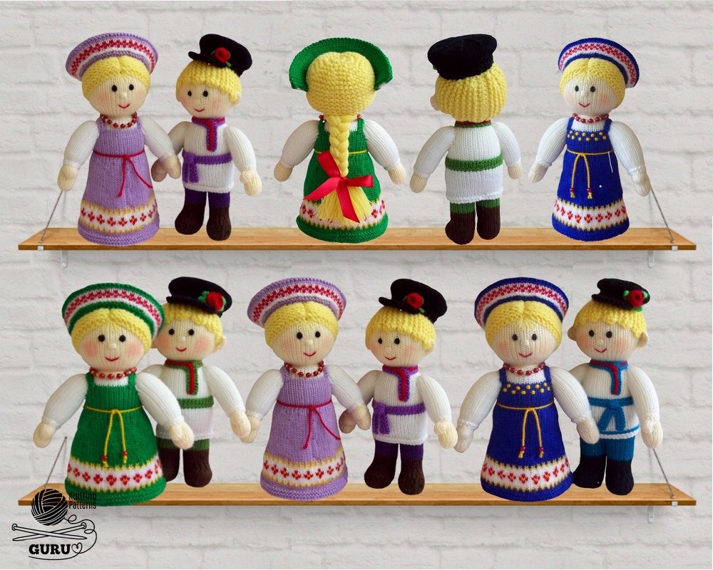 K091 Dolls Ivan and Mary dolls - Amigurumi doll - by Zabelina - Image 7