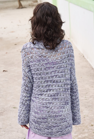 Leichter Cardigan mit besonderen Garneffekten