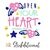 Open Your Heart, Love, Peace, Stickdatei in 3 Größen