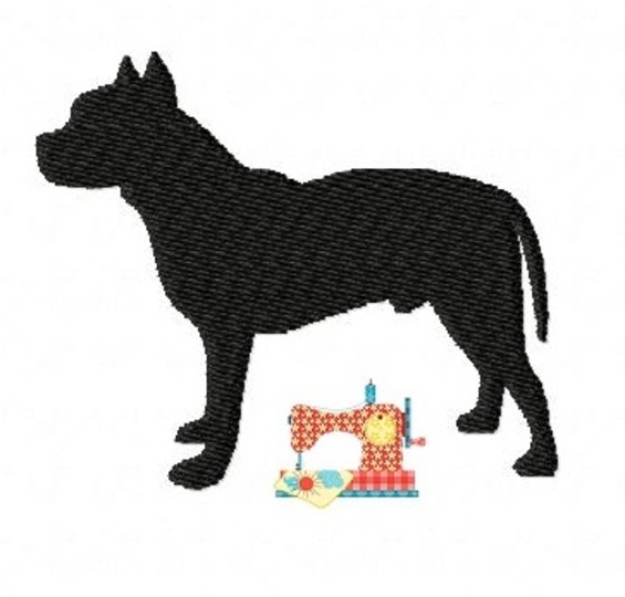 Stickdatei Set Silhouetten Hunderassen, Stickdatei 10x10, Maschinensticken