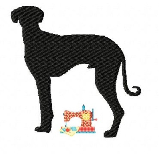 Stickdatei Set Silhouetten Hunderassen, Stickdatei 10x10, Maschinensticken