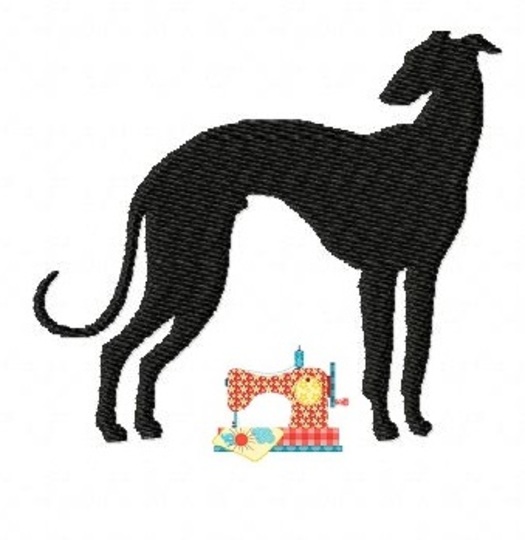 Stickdatei Set Silhouetten Hunderassen, Stickdatei 10x10, Maschinensticken