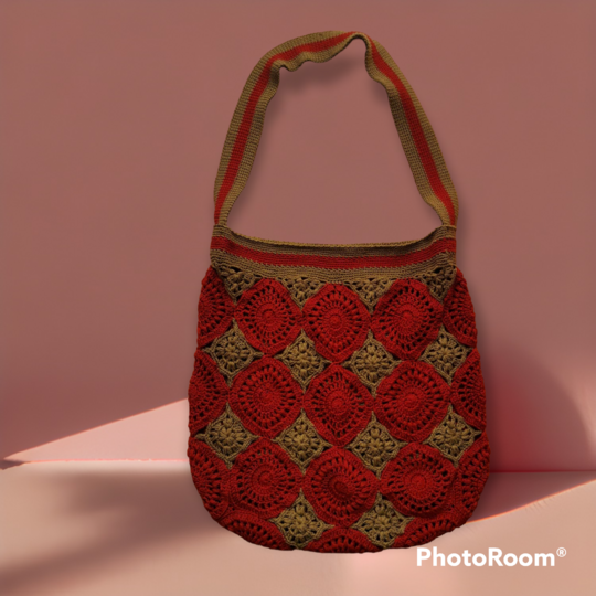 Häkelanleitung Lollypop: Sommerliche Umhängetasche 