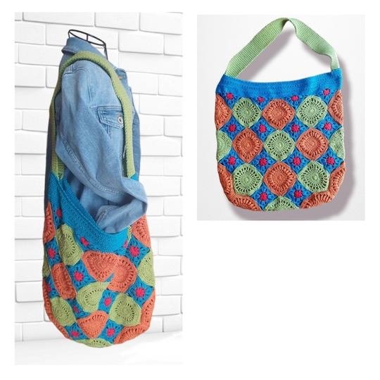 Häkelanleitung Lollypop: Sommerliche Umhängetasche 