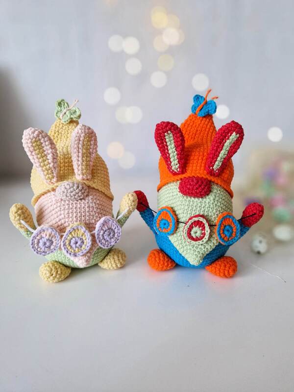Crochet Easter bunny gnome - Image 4