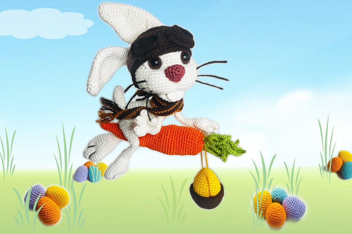 Easter bunny on Tours Pattern Amigurumi - Image 5