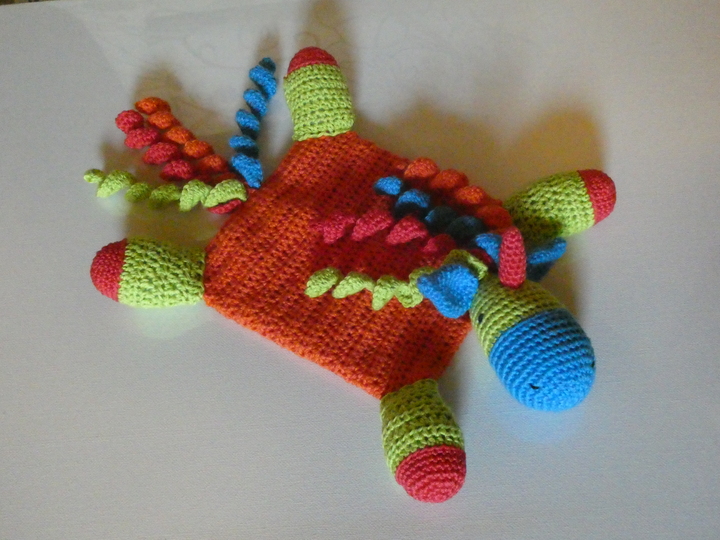 Schmusetuch "Buntes Einhorn"