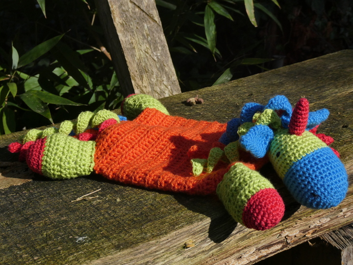 Schmusetuch "Buntes Einhorn"