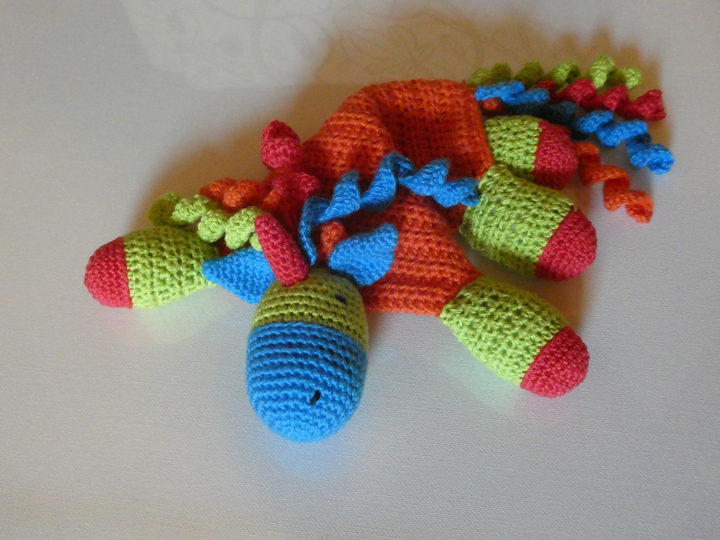 Schmusetuch "Buntes Einhorn"