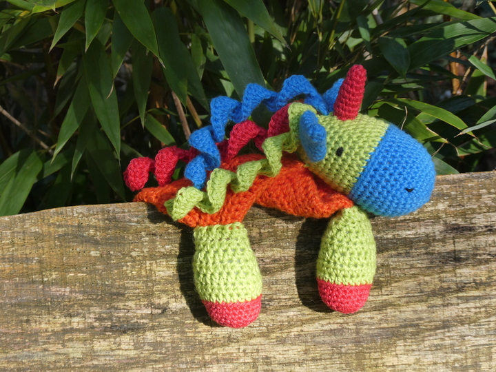 Schmusetuch "Buntes Einhorn"