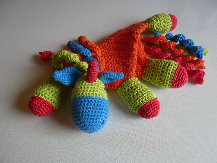 Schmusetuch "Buntes Einhorn"