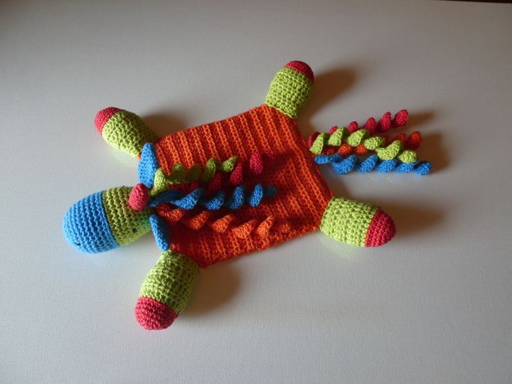 Schmusetuch "Buntes Einhorn"