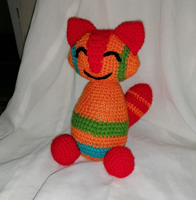 Schmunzelkatze, Häkelanleitung,  PDF Datei - Bild 2