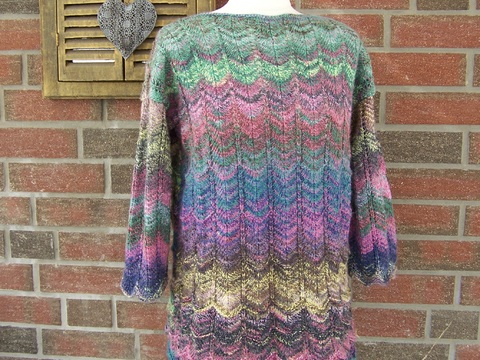 Strickanleitung für Pullover "Farbenrausch"