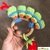 Caterpillar baby rattle