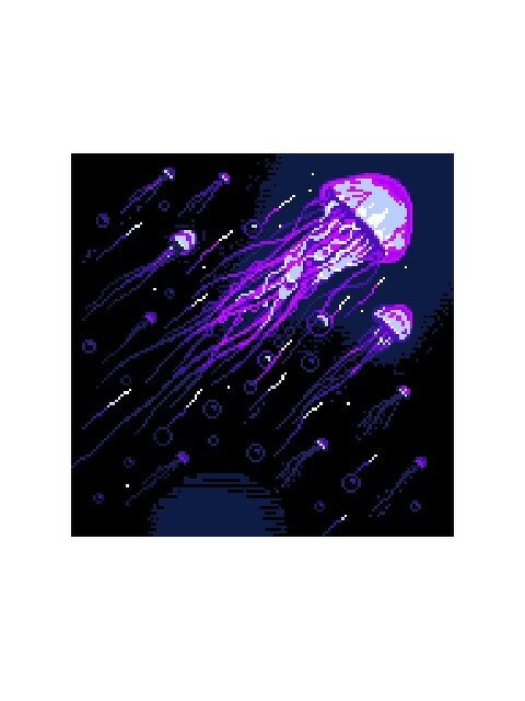 JELLYFISH - pattern for sc crochet blanket