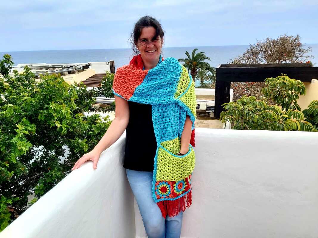 XXL Pocket-Shawl CRAZYPATTERNS - Bild 8
