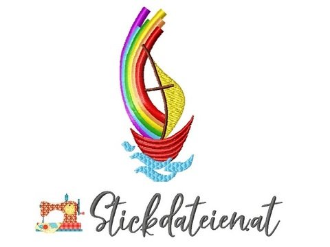 Taufe Stickdatei, Stickdatei Arche, Stickdatei für Taufe, Kommunion