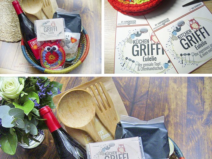 Topflappen häkeln, KÜCHENGRIFFI "Eulelie" zum Greifen perfekter Hitzeschutz