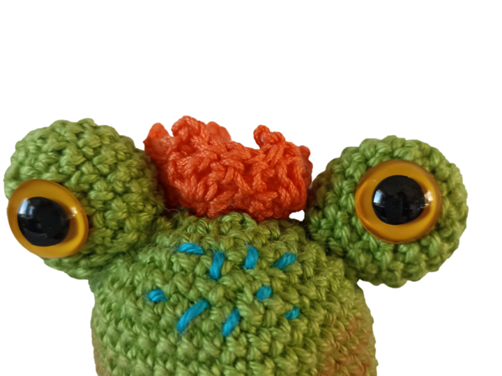 Stehaufmännchen Frosch Häkelanleitung, DIY-häkeln für Babys