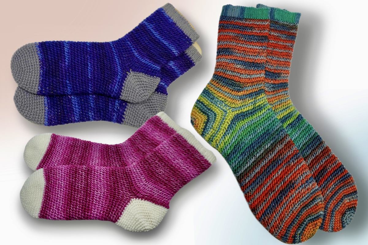 Kümas elastic fantastic Häkelsocken - Häkelanleitung