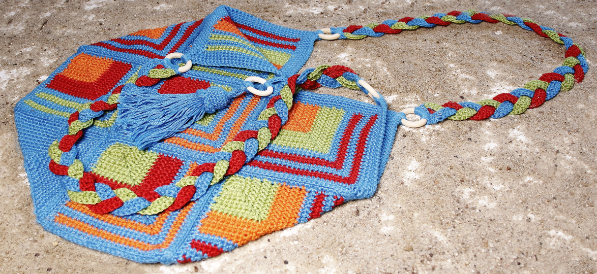 Crochet Pattern Bag / Shoulder Bag / Beach Bag / Boho Bag Beachclub