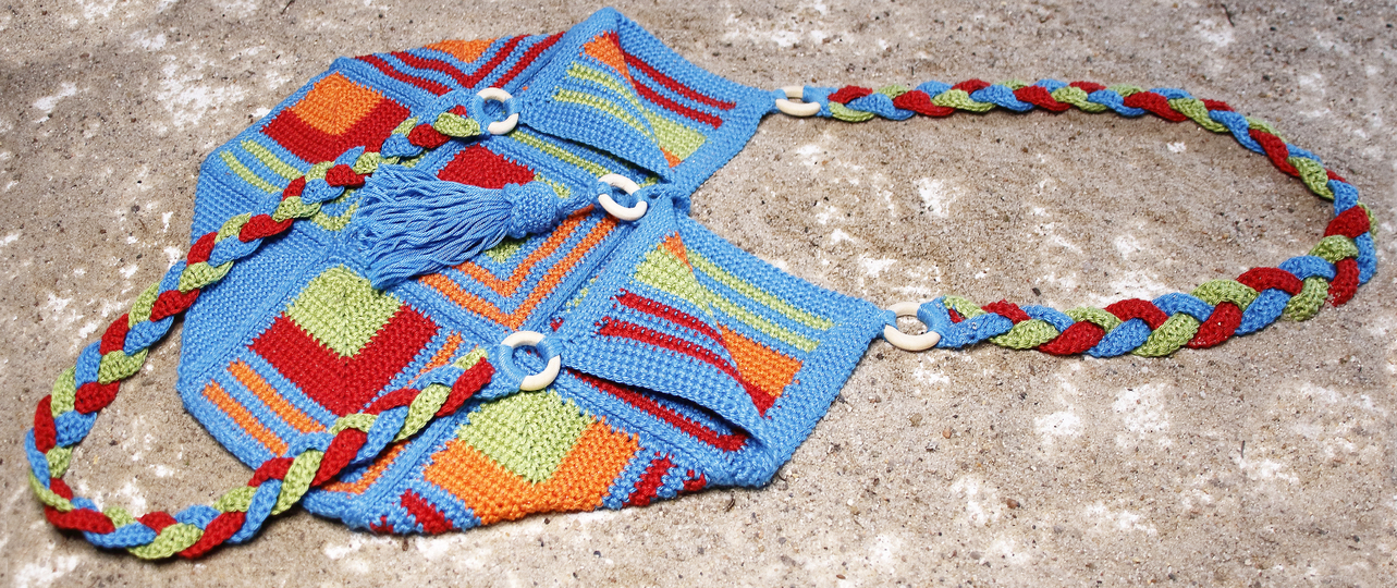Crochet Pattern Bag / Shoulder Bag / Beach Bag / Boho Bag Beachclub