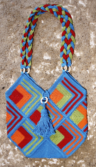 Crochet Pattern Bag / Shoulder Bag / Beach Bag / Boho Bag Beachclub