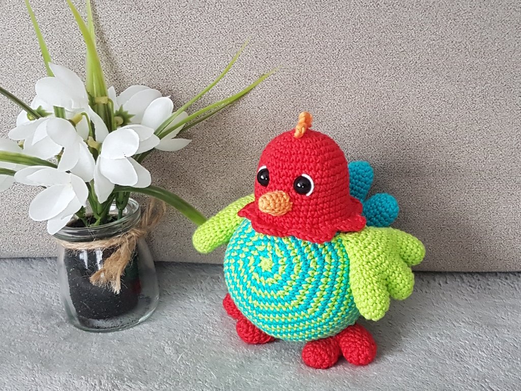 Fröhliche Osterhühner selber häkeln - Häkelanleitung - Bild 4