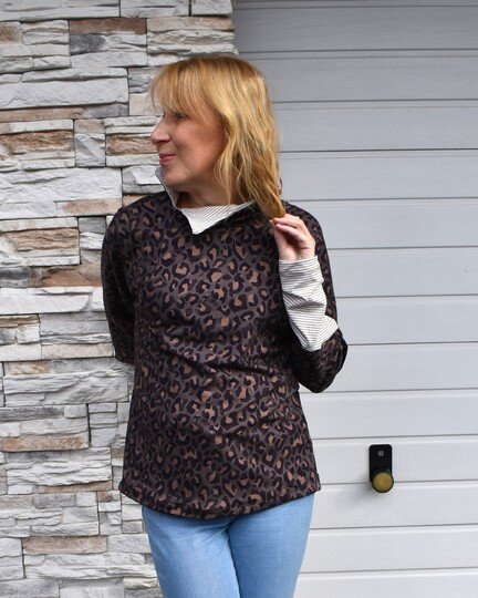 Pina kimono sweater - shirt - dress with partition from 32 - 54