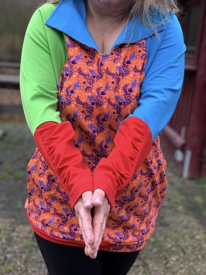 Pina kimono sweater - shirt - dress with partition from 32 - 54