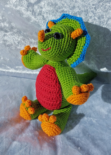 Triceratops "Veo" - Pattern for the cute dinosaur