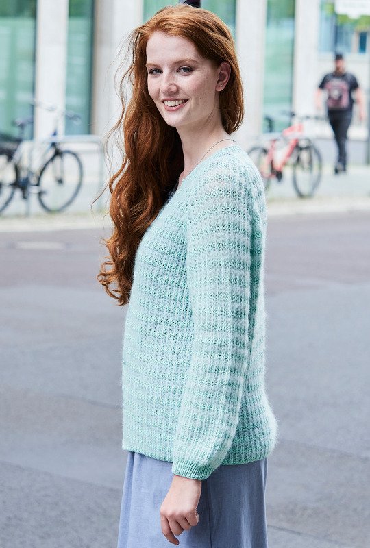 Klassischer Cardigan in Patent - Bild 3