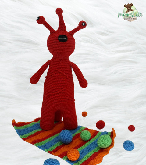 Farb-Monsterchen - Häkelanleitung