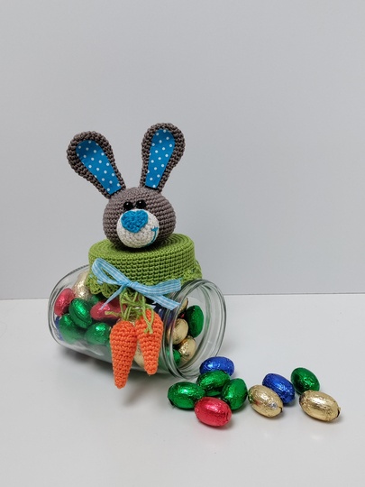 Bonbonglas Osterhase