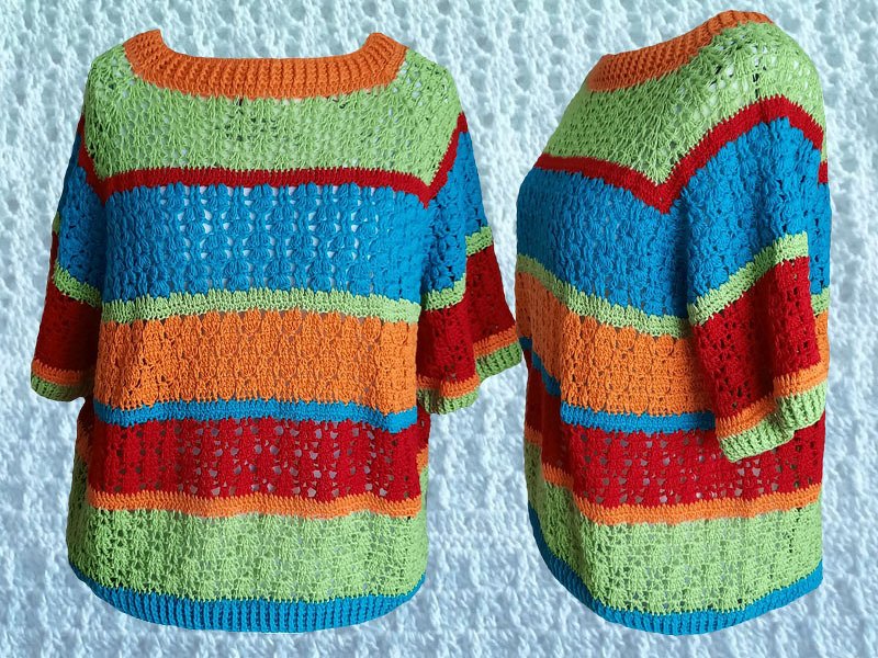 Häkelanleitung Pullover Mix It RVO