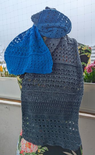 Häkelanleitung für den vielseitigen Schal Vroni 2.0 mit 14 Mustern